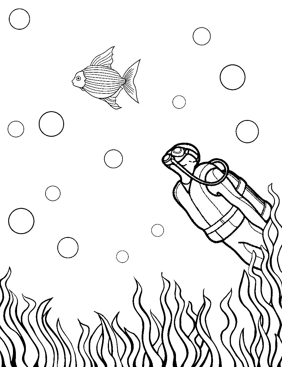 Ocean coloring pages free printable sheets