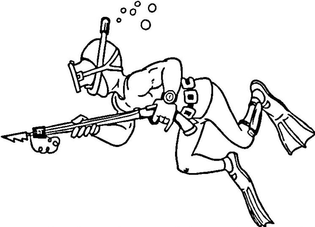 Free scuba diver coloring page download free scuba diver coloring page png images free cliparts on clipart library