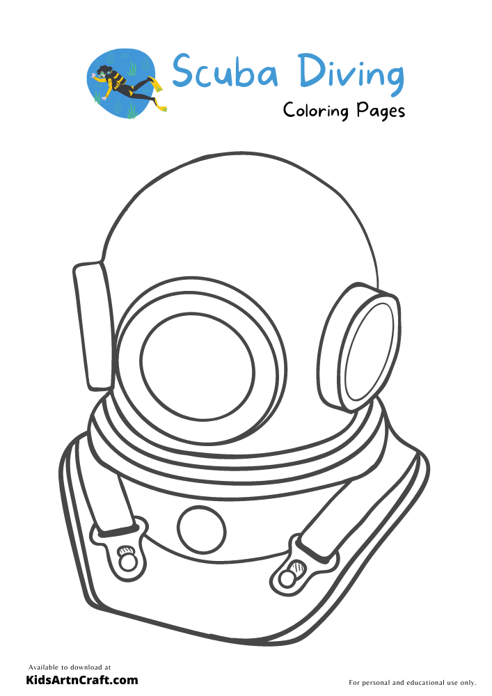 Scuba divg colorg pages for kids â free prtables prtables free kids colorg pages free kids