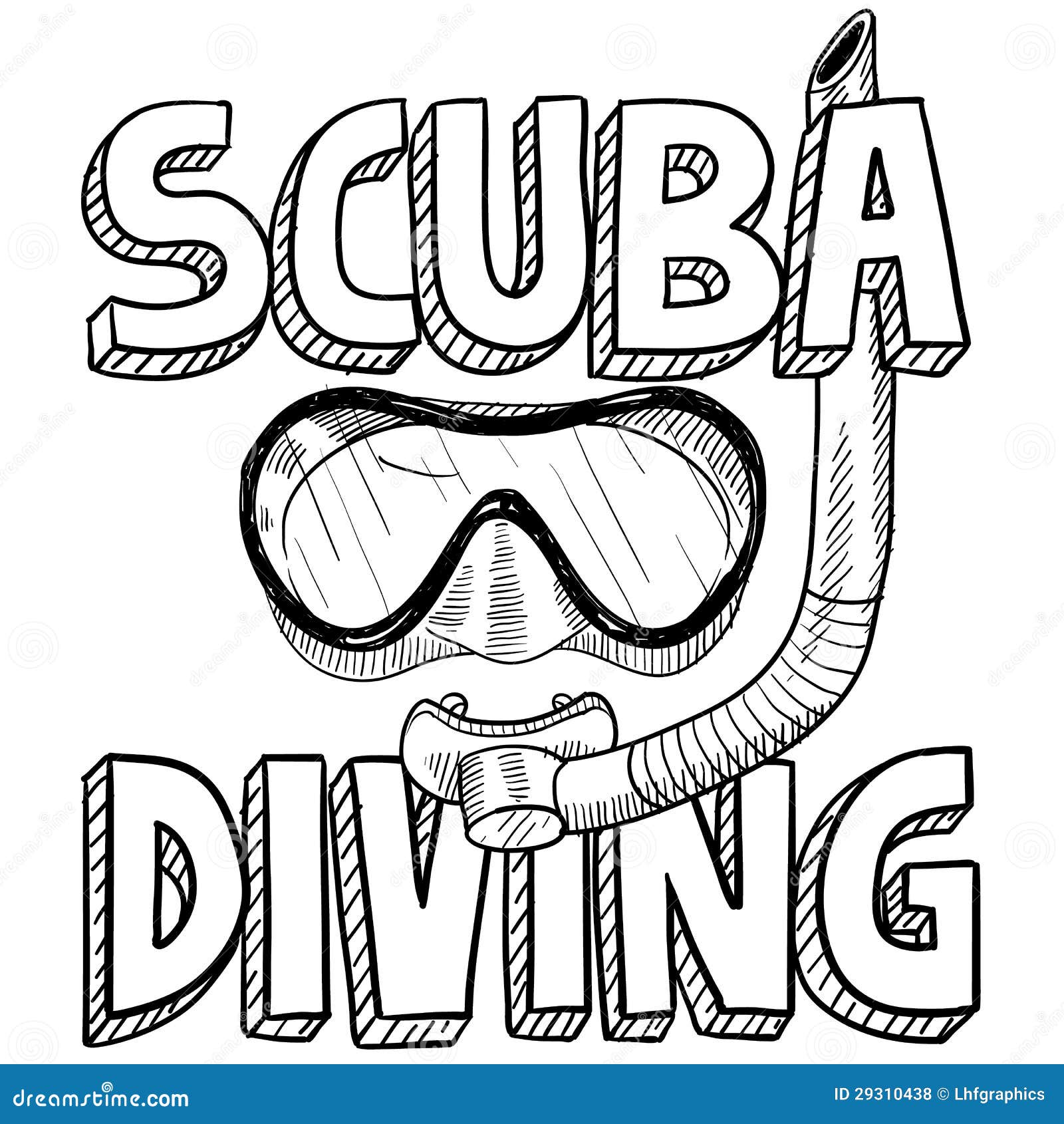 Scuba text stock illustrations â scuba text stock illustrations vectors clipart