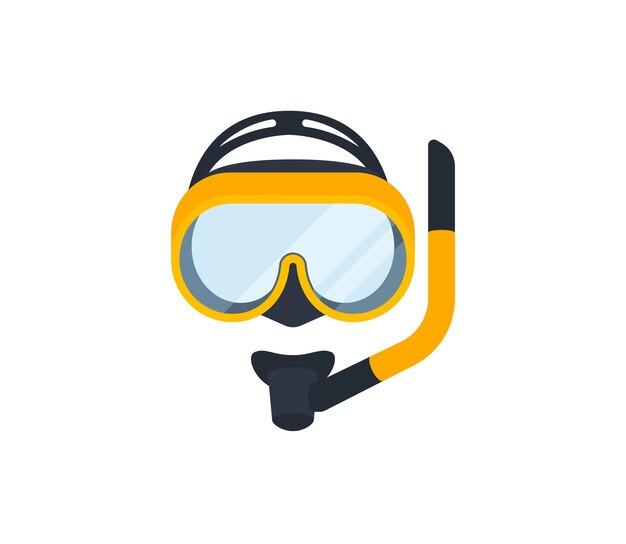 Scuba mask vectors illustrations for free download