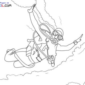 Scuba diving coloring pages printable for free download