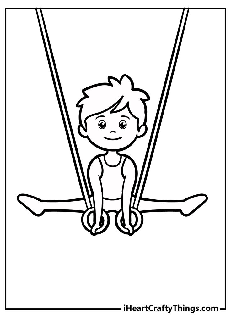 Gymnastics coloring pages gymnastics coloring pages preschool gymnastics