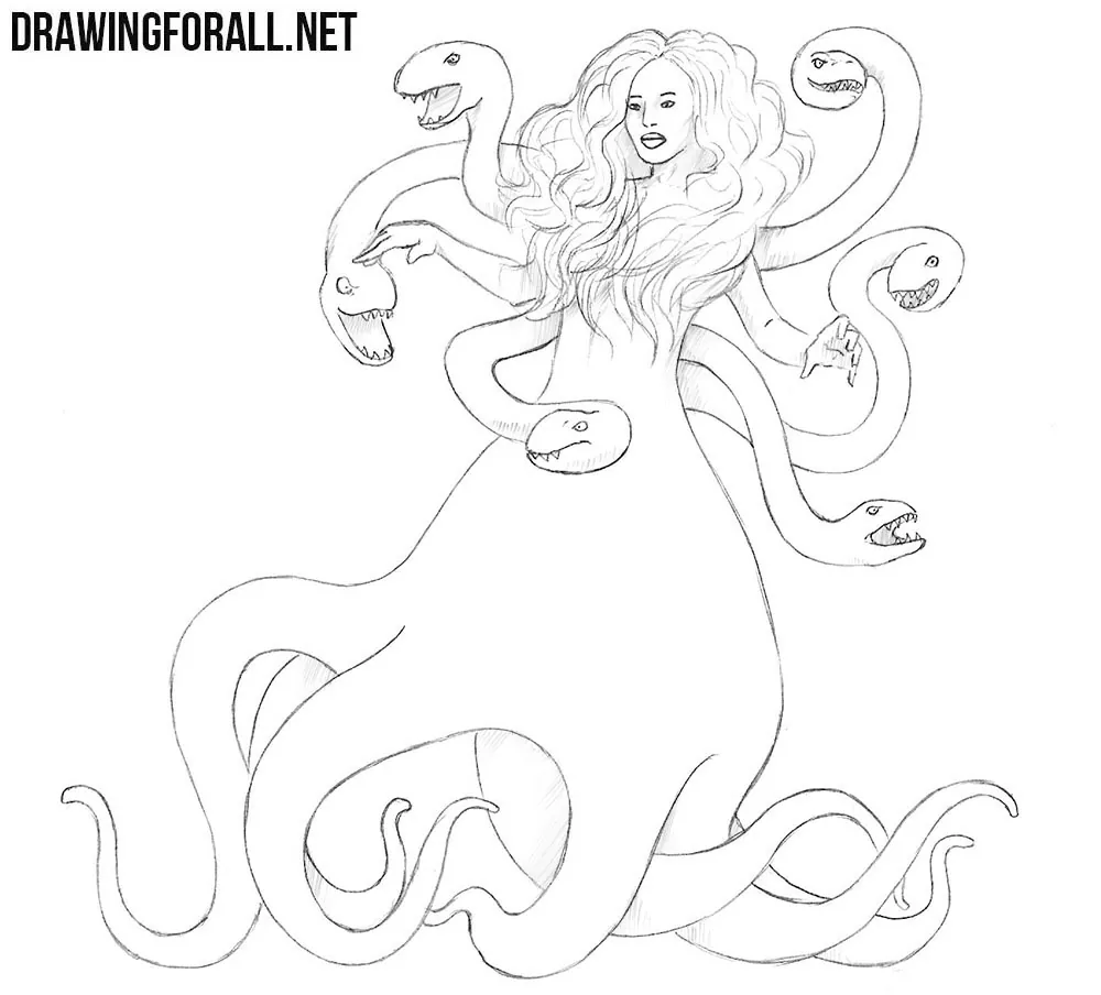 How to draw scylla