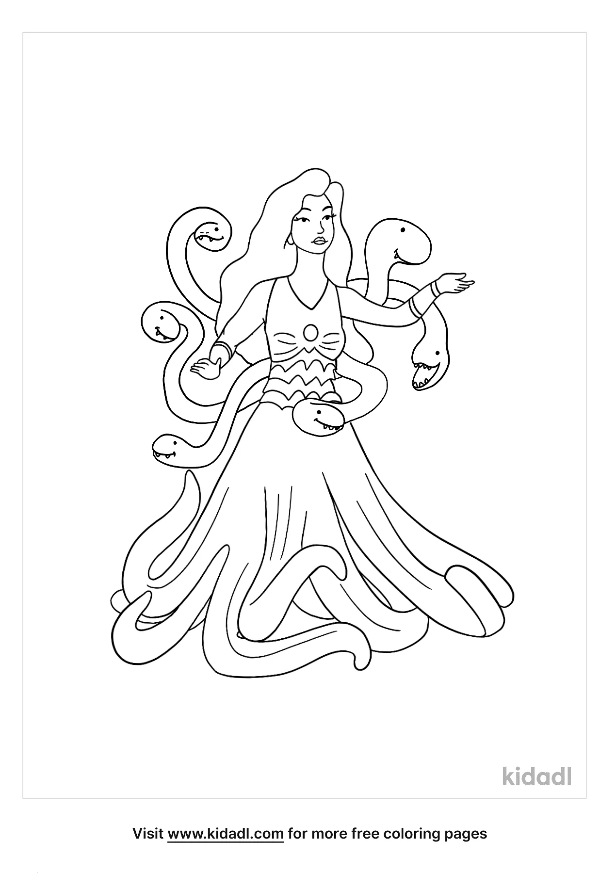 Free scylla coloring page coloring page printables