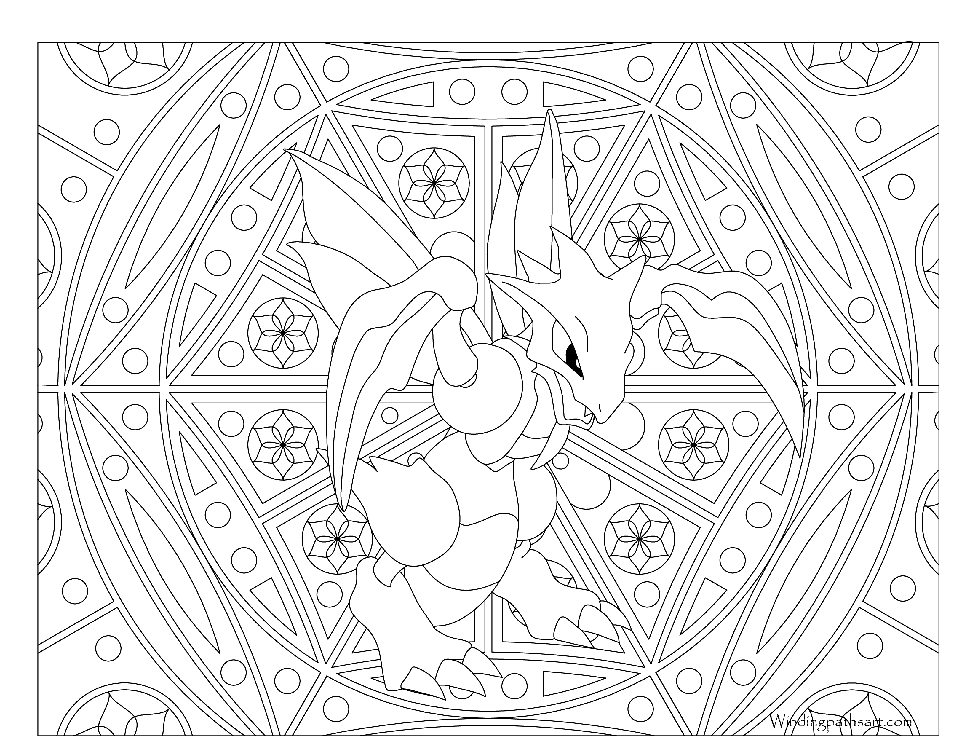 Pokemon coloring page archives