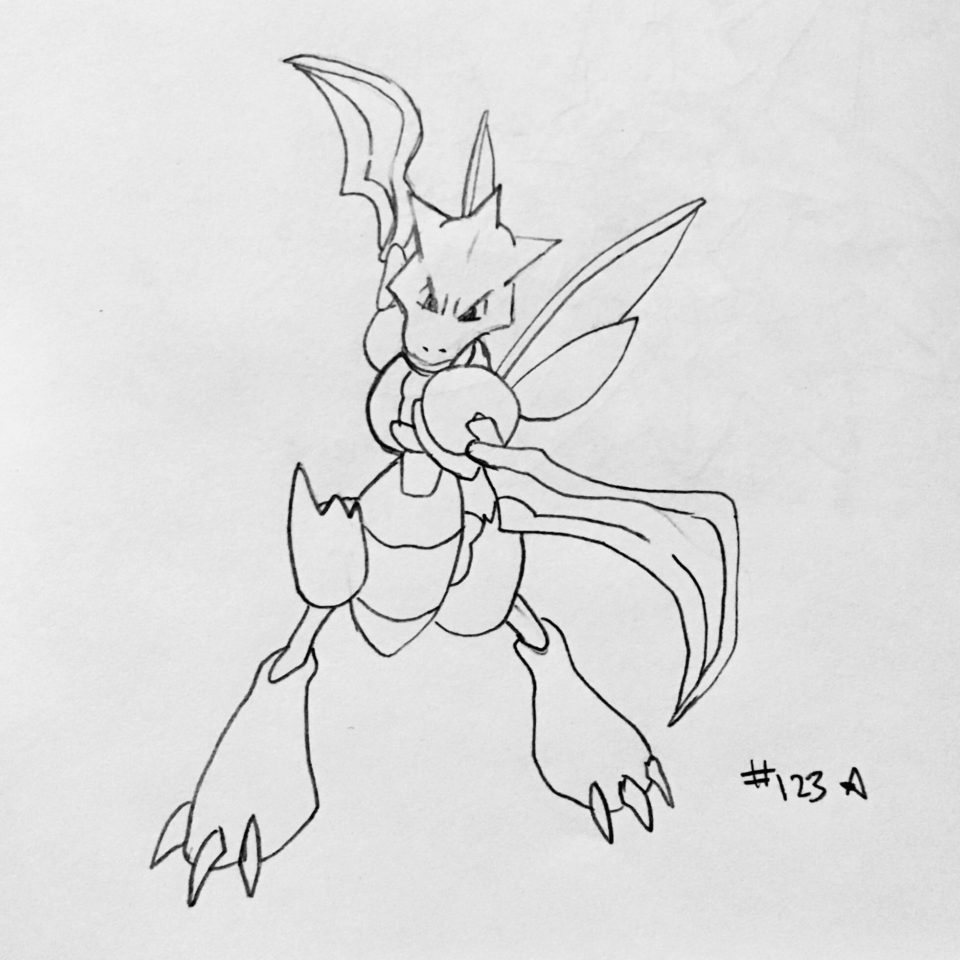 S on x day scyther pokemon scyther pokemonart pokemonaday drawing pencil illustration pokemonclub pokemondrawing pokemonfan artworks artwork artð art artist drawings sketchbook sketch pencilwork pokedex httpstco