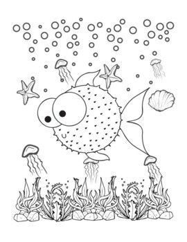 Sea life animals coloring pages sheets pdf animals colouring pages