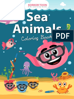 Sea animals coloring book pdf pdf