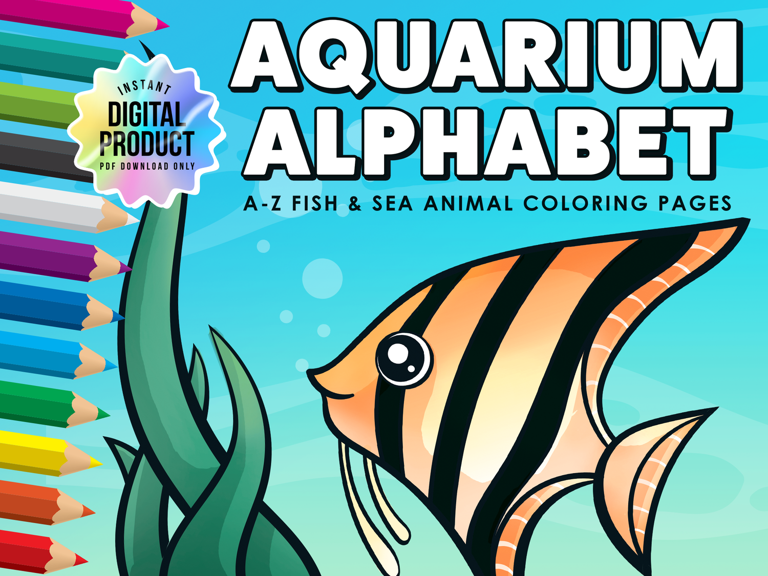 Aquarium alphabet a