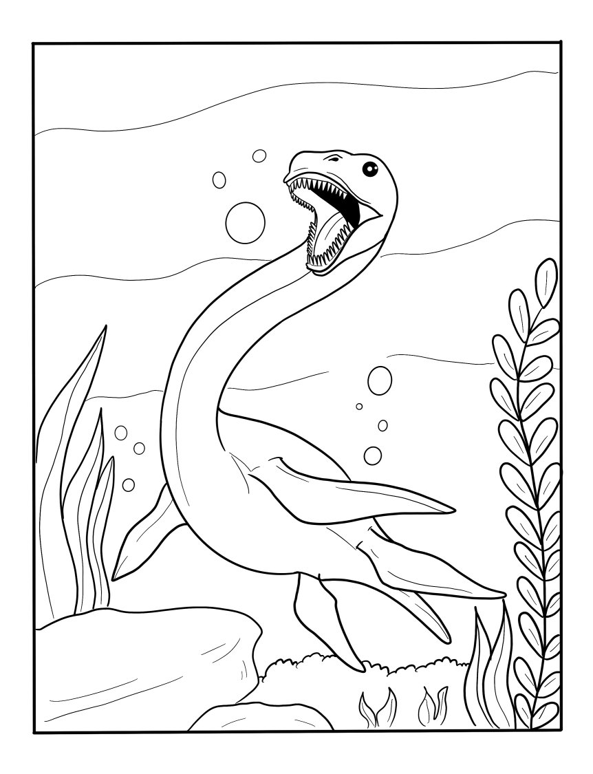 Printable sea animals coloring pages