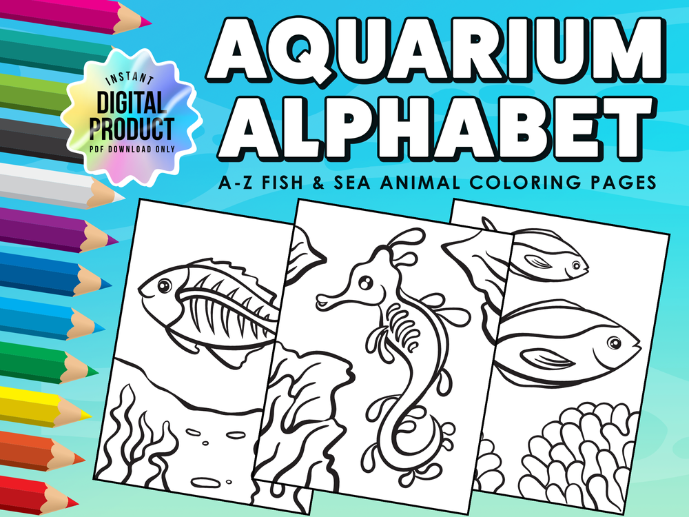 Aquarium alphabet a