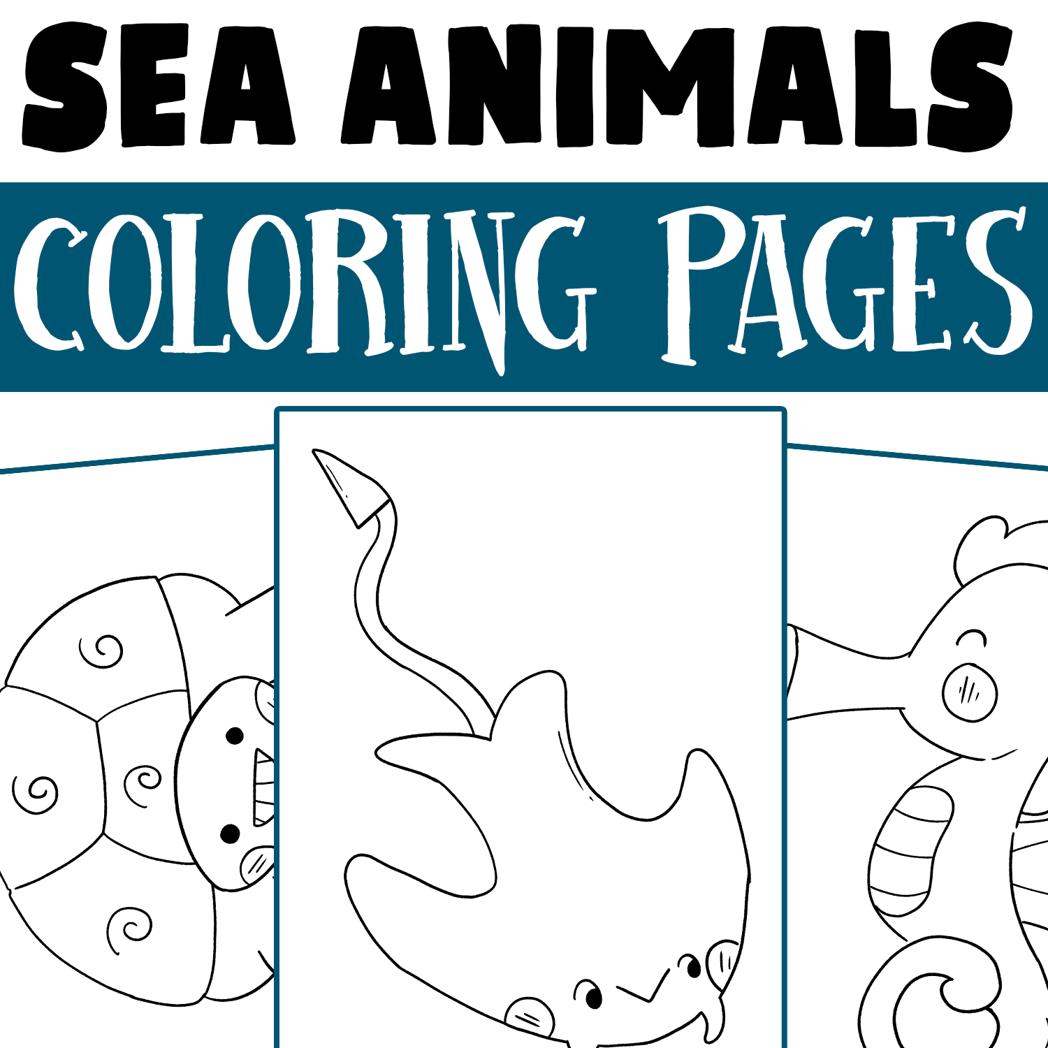 Ocean animals coloring pages for kids under the sea animals coloring pages made by teachers