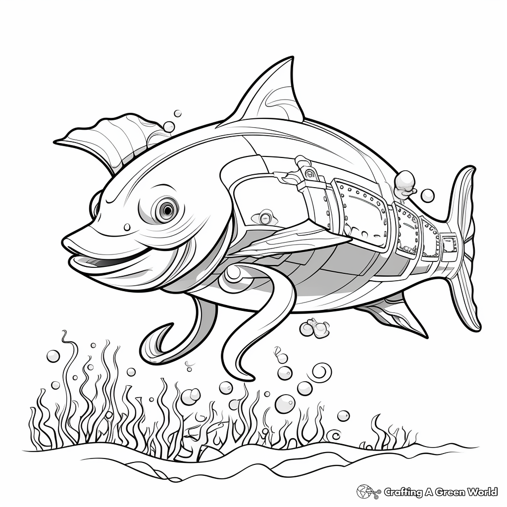 Sea beast coloring pages