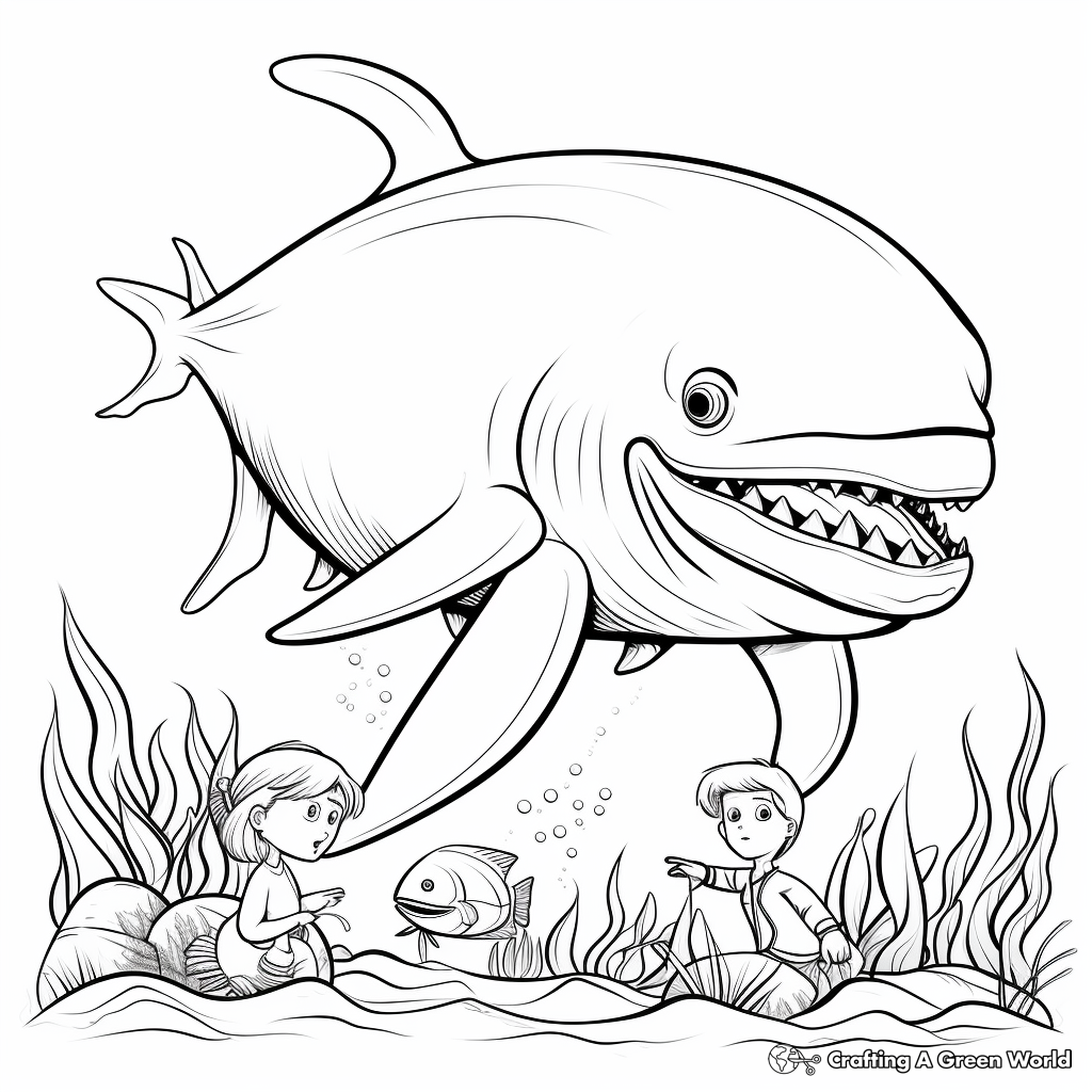 Sea beast coloring pages