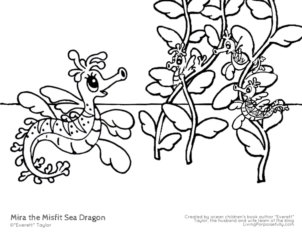 Mira the misfit sea dragon printable activity pack free