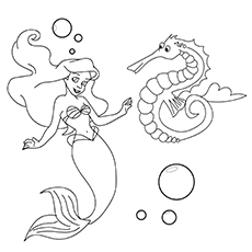 Top free printable seahorse coloring pages online