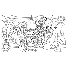 Top free printable seahorse coloring pages online