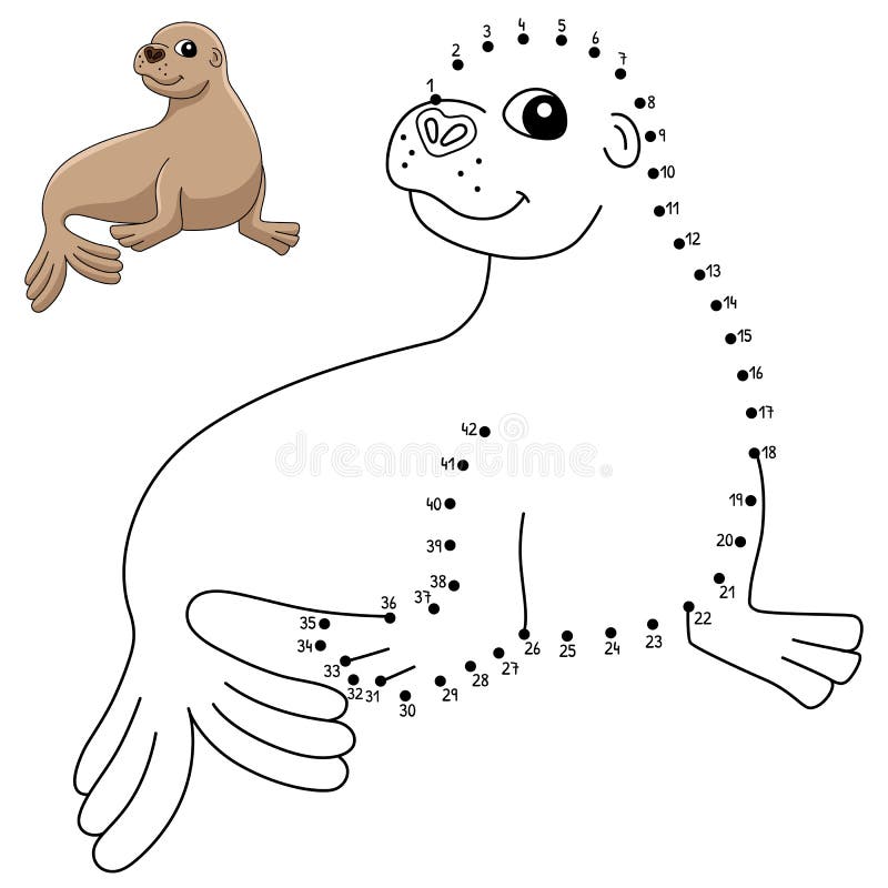 Sea lion coloring page stock illustrations â sea lion coloring page stock illustrations vectors clipart