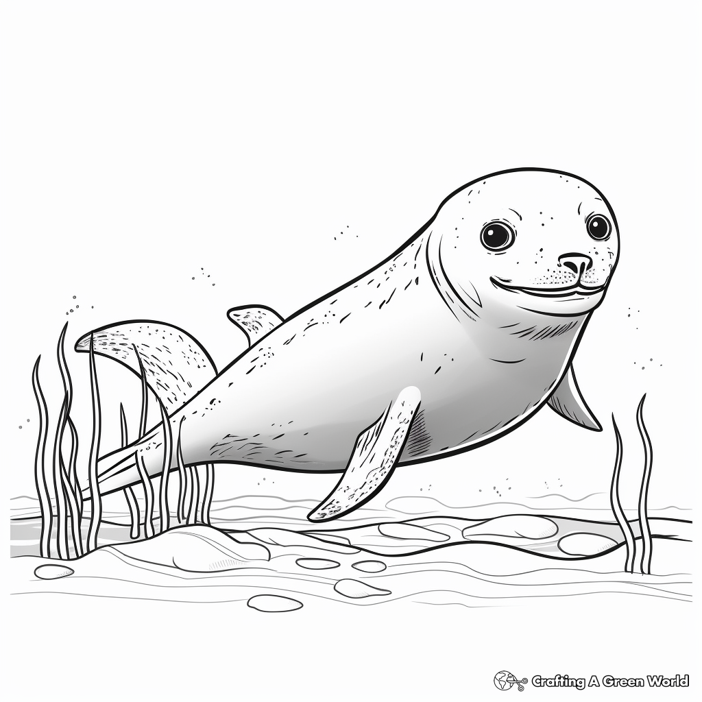 Seal coloring pages