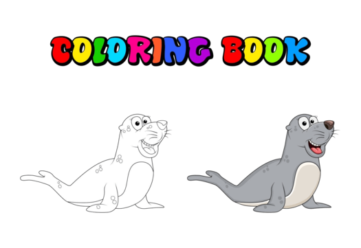 Sea lion coloring page png transparent images free download vector files