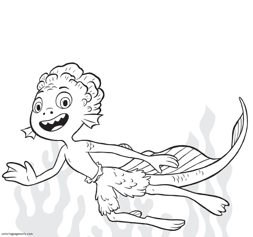 Luca coloring pages printable for free download