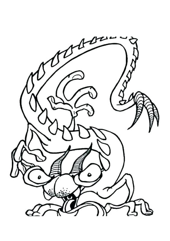 Coloring pages sea monster coloring pages