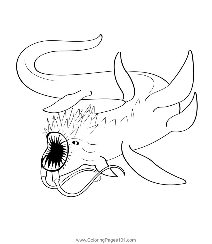 Sea monster coloring page sea monsters monster coloring pages coloring pages