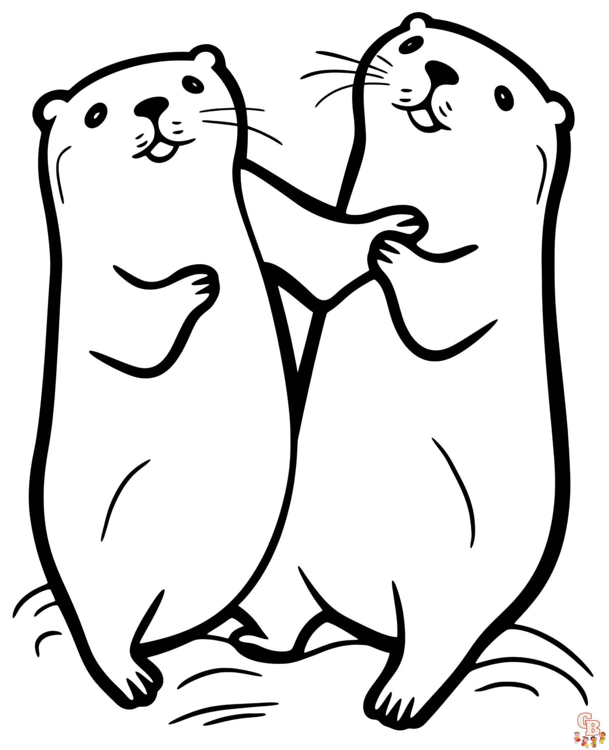 Printable sea otter coloring pages free for kids and adults