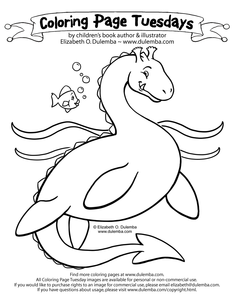 Coloring page tuesday