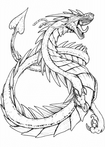 Kindex the sand dragon coloring page free printable coloring pages