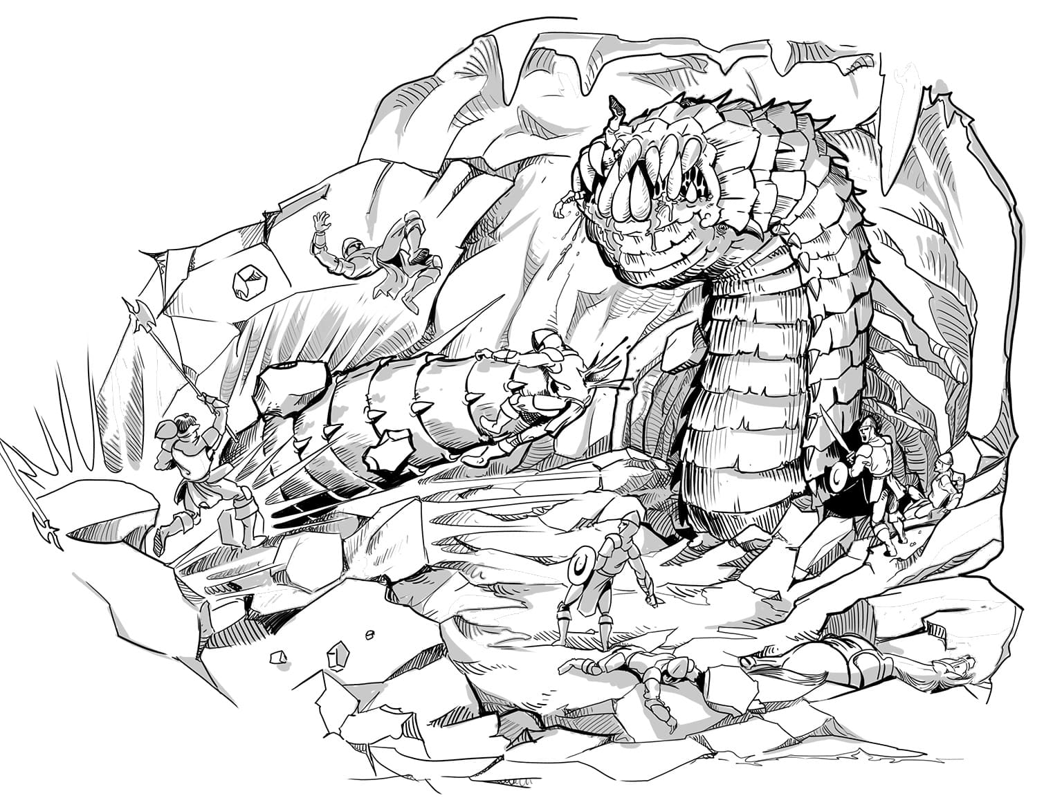 Dungeons and dragons coloring pages pictures free printable