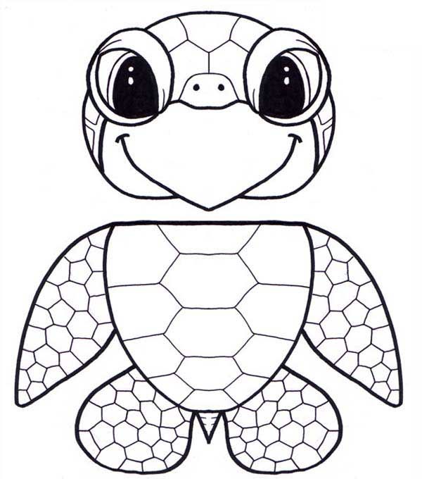 Puppet honu sea turtle free coloring sheet coloring page