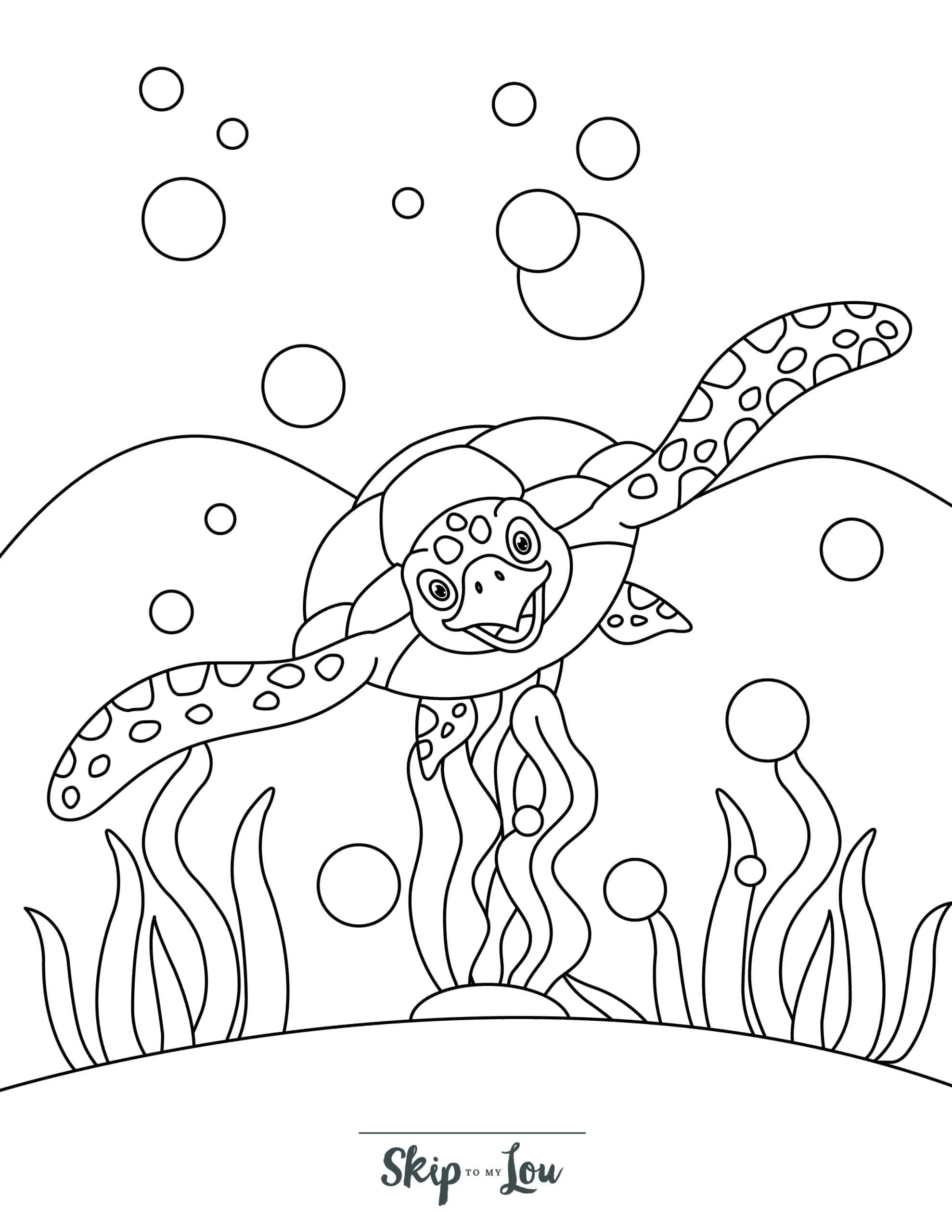 Turtle coloring pages