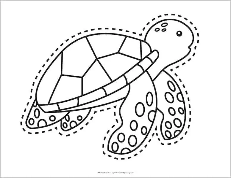 Free printable sea turtle coloring pages templates