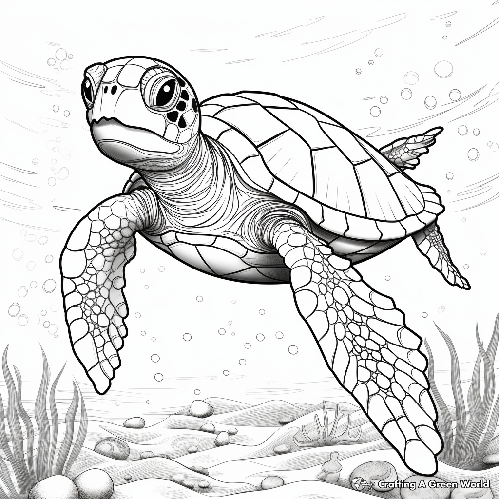 Turtle coloring pages