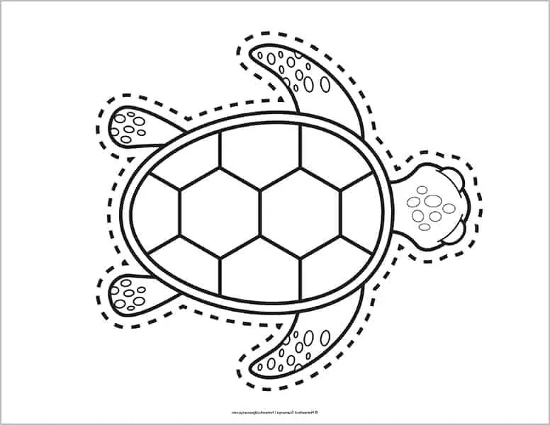 Free printable sea turtle coloring pages templates