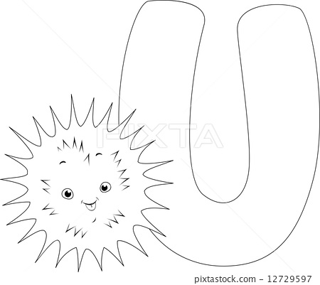 Coloring page urchin