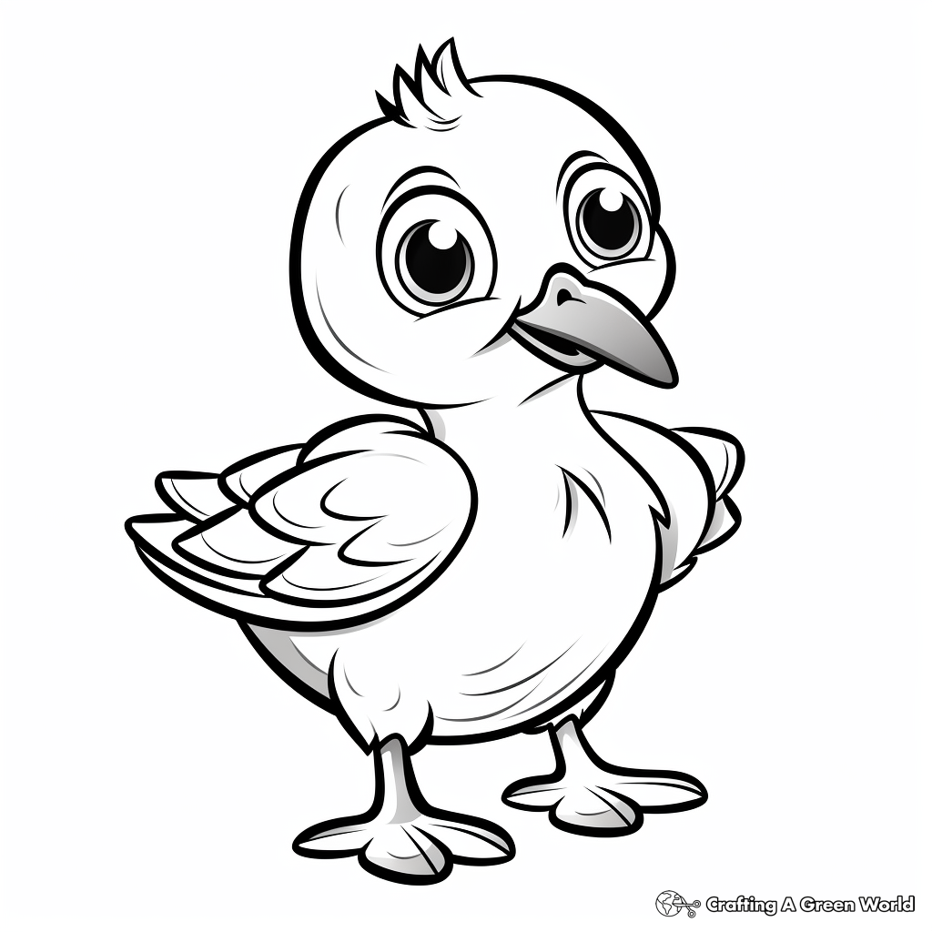 Seagull coloring pages