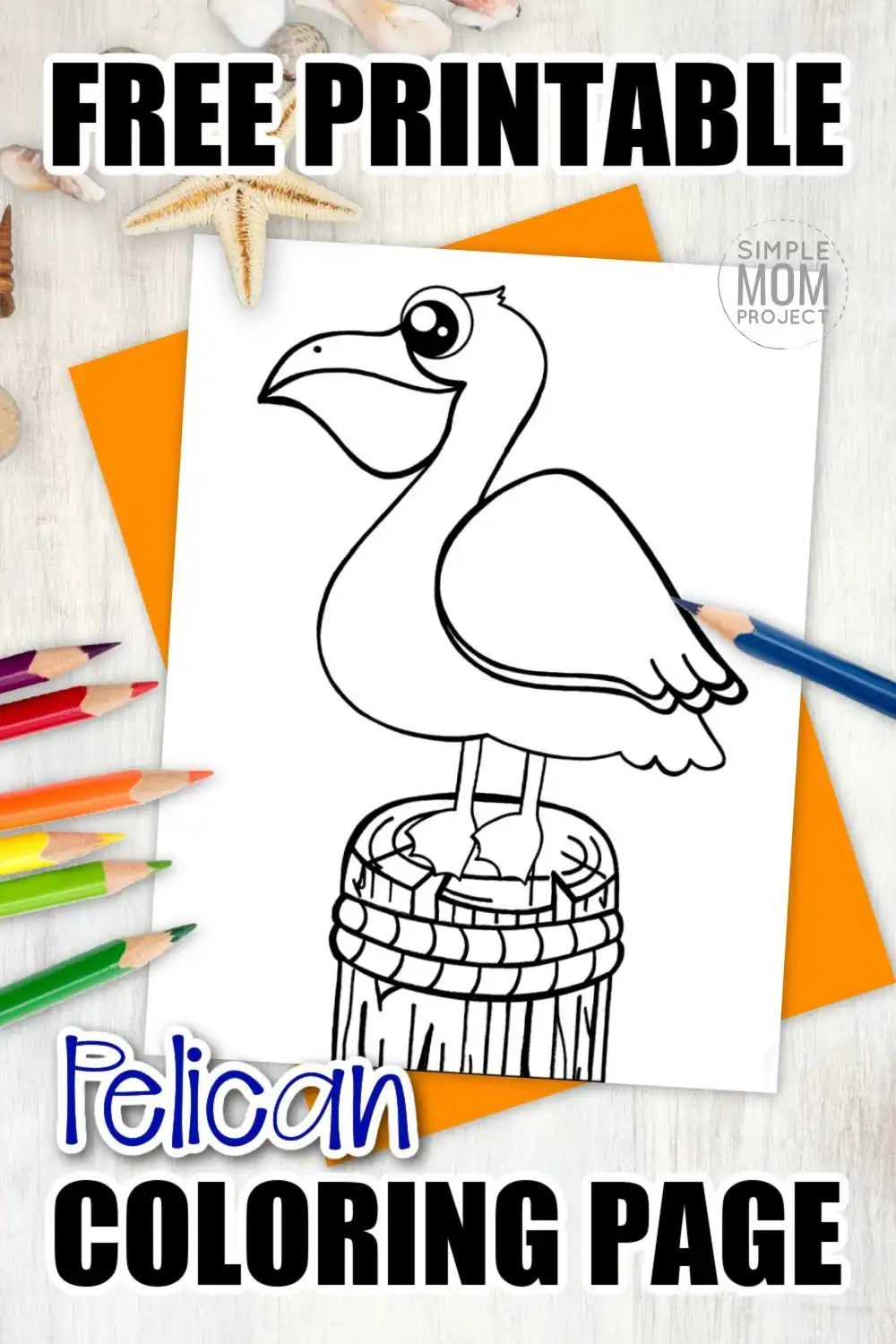 Free printable seagull coloring page â simple mom project