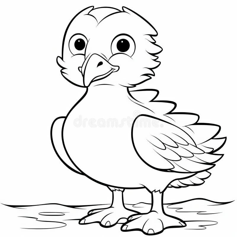 Seagull coloring stock illustrations â seagull coloring stock illustrations vectors clipart