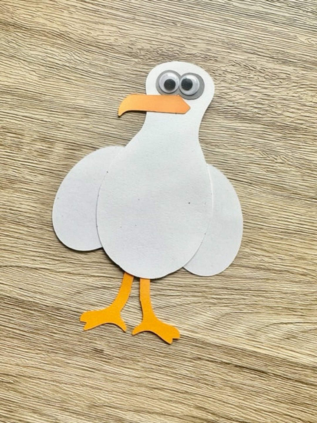 Clearance make your own seagull craft kit diy seagull craft kit kids craft kit summer craft beach paper craft kit