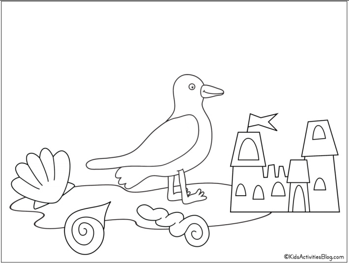 Free fun beach coloring pages for kids kids activities blog