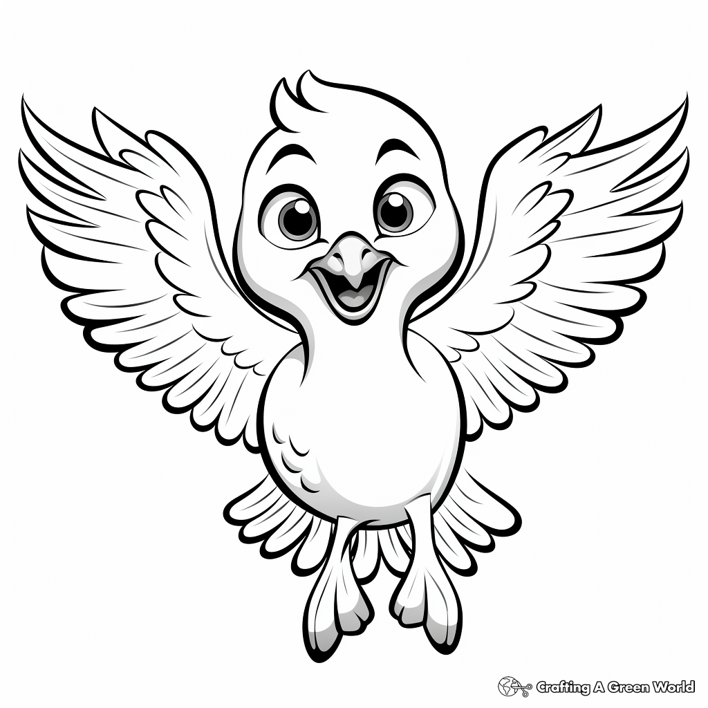 Seagull coloring pages