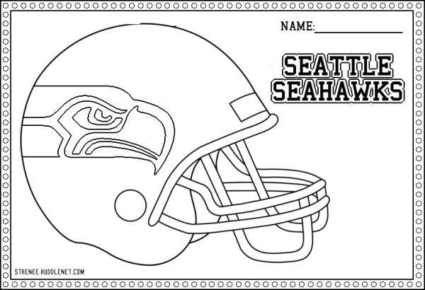 Seattle seahawks free coloring pages