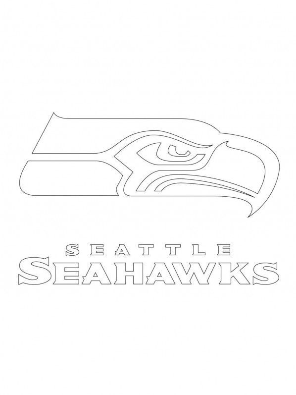 Pin by melissa labelle cornejo on seahawks seattle seahawks logo football coloring pages seattle seahawks