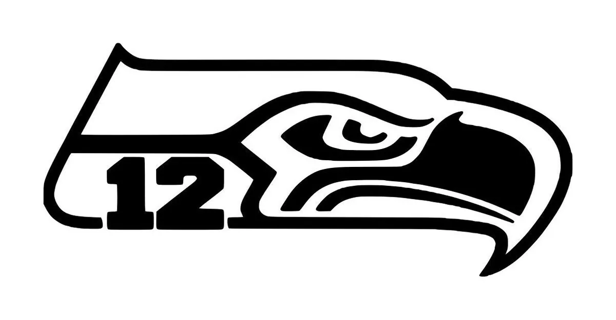 Seattle seahawks logo decal x choose style color