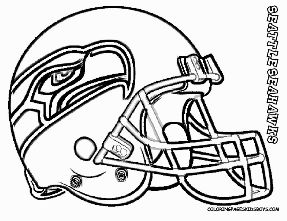 Seahawks helmet coloring pages