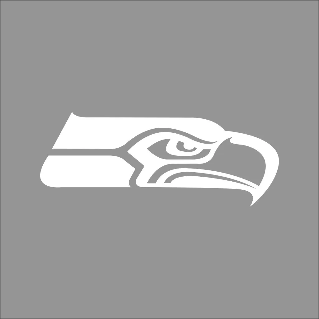 Seattle seahawks nfl team logo color vinyl decal sticker car window wall