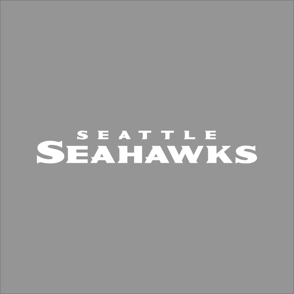 Seattle seahawks nfl team logo color vinyl decal sticker car window wall